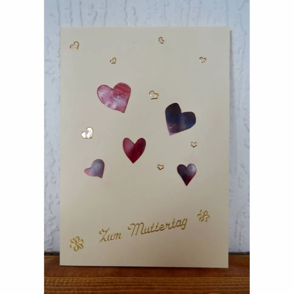 Muttertag – herzliche Grüße als Original Malerei – Design  Ulrike Kröll