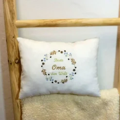 Muttertag Geschenk, besticktes Kissen, Oma Kissen, Abschied Lehrerin, Mama, Geschenk zum Geburtstag, Grundschule