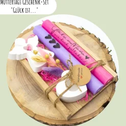 Muttertags Geschenk-Set „Glück ist…“ | Muttertag | Geschenkidee | Geschenkset | Aufmerksamkeit | Mitbringsel