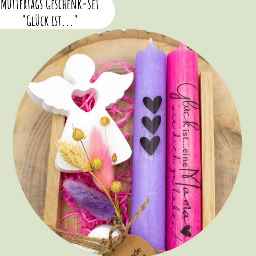 Muttertags Geschenk-Set „Glück ist…“ | Muttertag | Geschenkidee | Geschenkset | Aufmerksamkeit | Mitbringsel