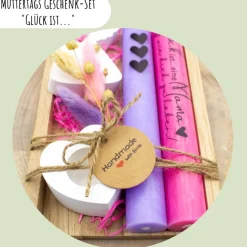 Muttertags Geschenk-Set „Glück ist…“ | Muttertag | Geschenkidee | Geschenkset | Aufmerksamkeit | Mitbringsel