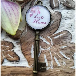 Muttertagsgeschenk Anhänger Schlüssel 20mm beste Mama