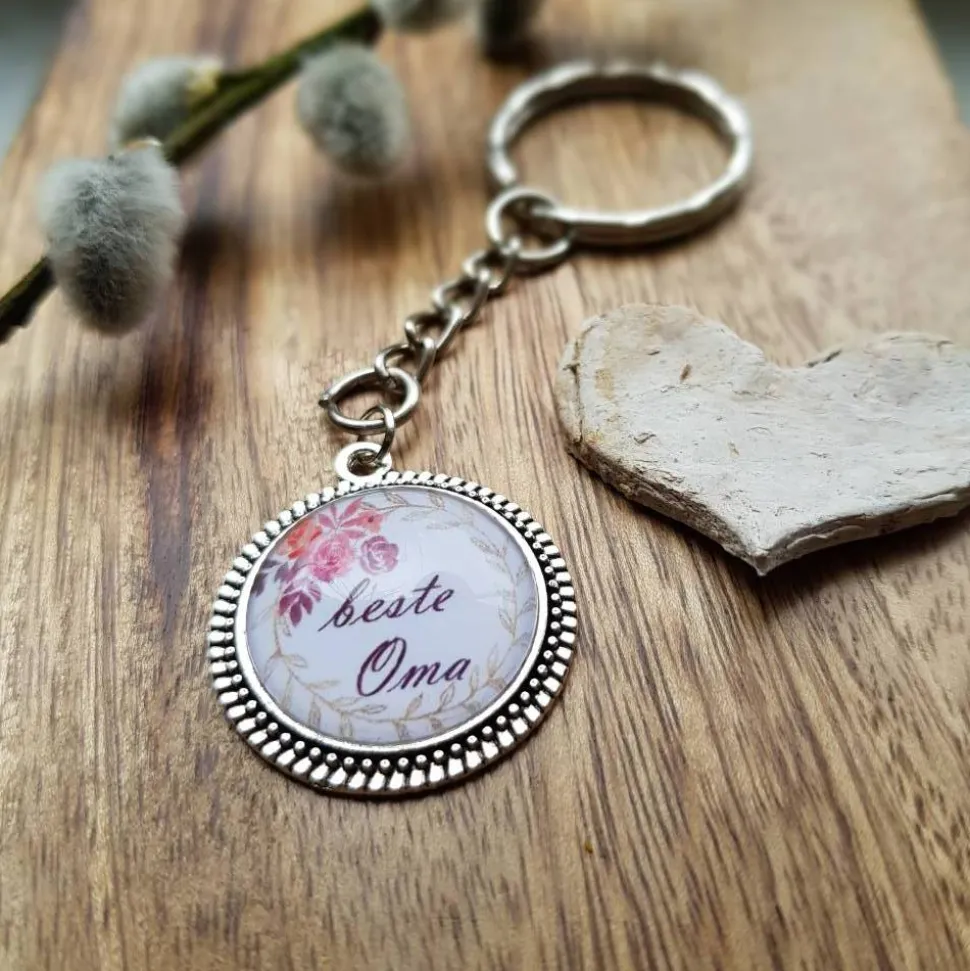 Muttertagsgeschenk beste Oma Schlüsselanhänger
