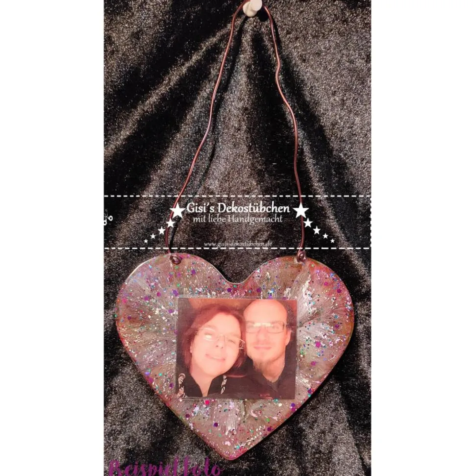 Muttertagsgeschenk Herz Harz Wand hängen