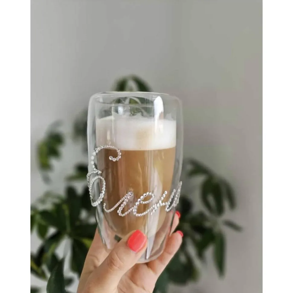 Muttertagsgeschenk Vatertagsgeschenk Weltfrauentag Geschenk Tasse mit Namen Firmenlogo Becher Personalisierte Thermoglas