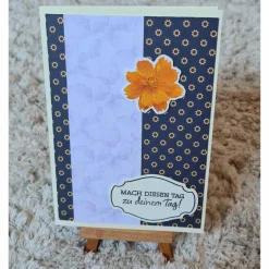 Muttertagskarte " Mach diesen Tag zu deinem Tag " Blüte , Sonneblume