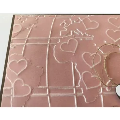 Muttertagskarte  Geburtstag Valentinstag Herzen Grußkarte Handgefertigt Weltkarte  Karte Glückwunschkarte