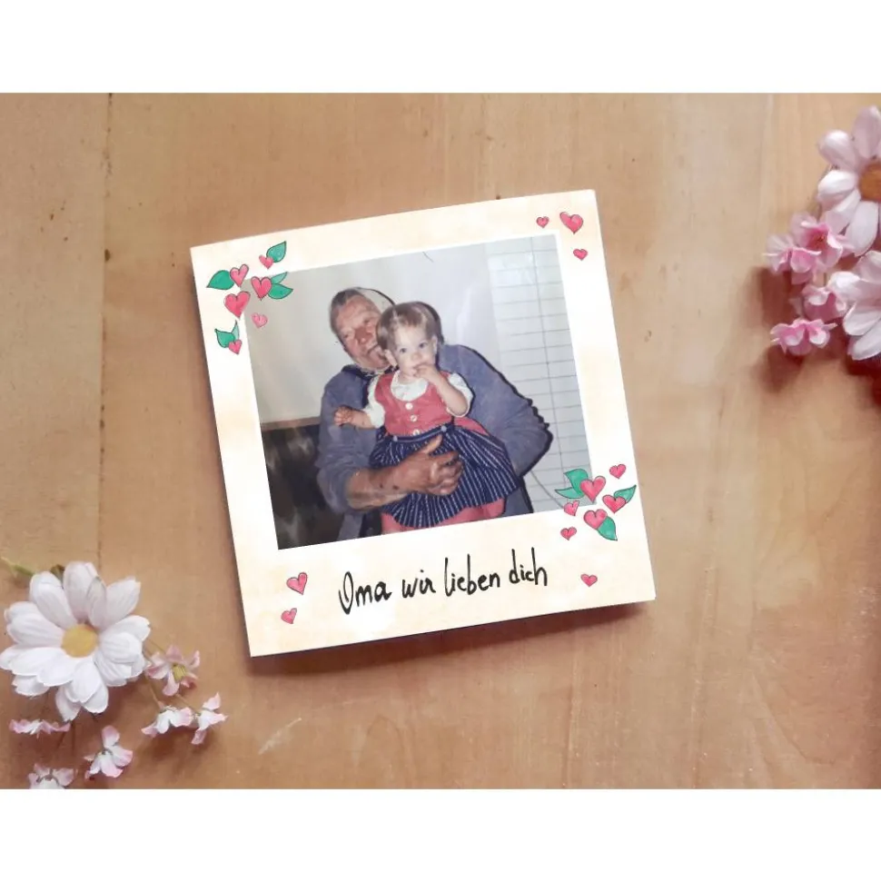 Muttertagskarte "Herzen" Printable DIY