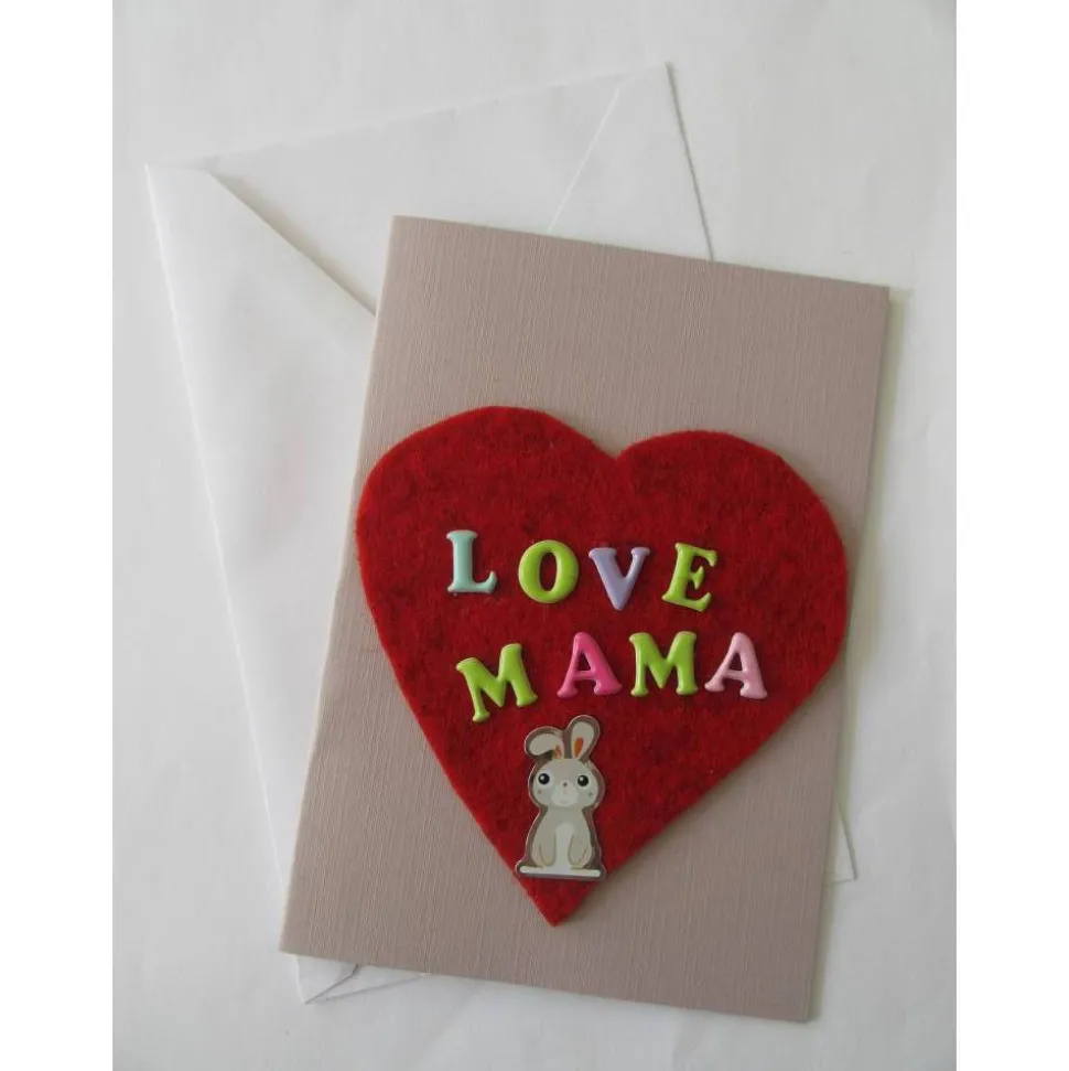 Muttertagskarte mit Herz