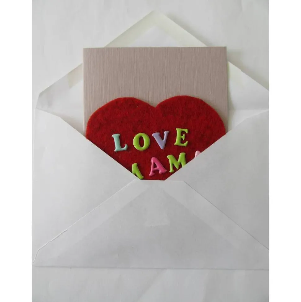 Muttertagskarte mit Herz