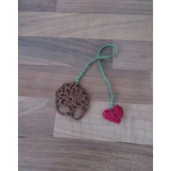 Nabelschnurbändchen Baum des Lebens mit Herz - Geburt - 100% Baumwolle