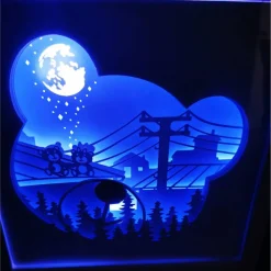 Nachtlicht  Bärchen Lampe in 3D, Bild inkl. Farbwechsel und Fernbedienung, Geschenk für Kinder