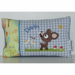 Namenskissen - Kuschelkissen - Reh - 20x30cm - Taufe - Geburt