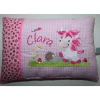 Namenskissen, Kuschelkissen Einhorn mit Igelchen & Name 20x30cm