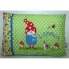 Namenskissen, Kuschelkissen Glückswichtel/Wichteline & Name 30x40 cm, Hülle und Inlett