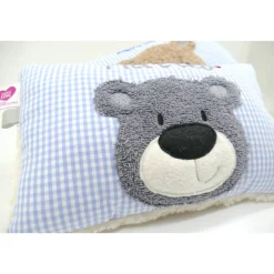 Namenskissen Taufkissen Kuschelkissen Kindergartenkissen Geburtsgeschenk  Bär Teddybär Kuschelbär