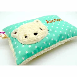 Namenskissen Taufkissen Kuschelkissen Kindergartenkissen Geburtsgeschenk  Schmusekissen Katze Kätzchen