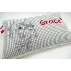 Namenskissen Taufkissen Kuschelkissen Kindergartenkissen Geburtsgeschenk  Französische Bulldogge