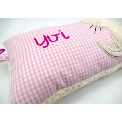 Namenskissen Taufkissen Kuschelkissen Kindergartenkissen Geburtsgeschenk  Schmusekissen Katze Kätzchen