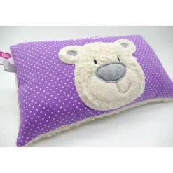 Namenskissen Taufkissen Kuschelkissen Kindergartenkissen Geburtsgeschenk  Bär Teddybär Kuschelbär
