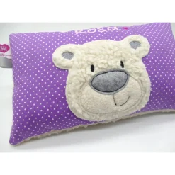 Namenskissen Taufkissen Kuschelkissen Kindergartenkissen Geburtsgeschenk  Bär Teddybär Kuschelbär