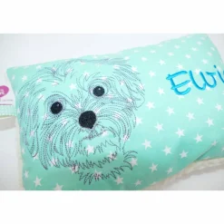 Namenskissen Taufkissen Kuschelkissen Kindergartenkissen Geburtsgeschenk  Bolonka