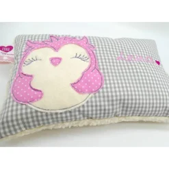Namenskissen Taufkissen Kuschelkissen Kindergartenkissen Geburtsgeschenk  Eule Eulchen