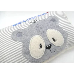 Namenskissen Taufkissen Kuschelkissen Kindergartenkissen Geburtsgeschenk  Panda Pandaliebe Pandabär