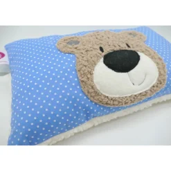 Namenskissen Taufkissen Kuschelkissen Kindergartenkissen Geburtsgeschenk  Bär Teddybär Kuschelbär
