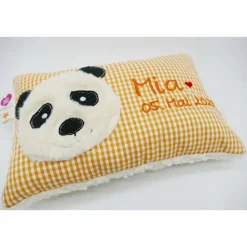 Namenskissen Taufkissen Kuschelkissen Kindergartenkissen Geburtsgeschenk  Panda Pandabär