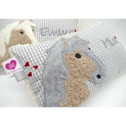 Namenskissen Taufkissen Kuschelkissen Kindergartenkissen Geburtsgeschenk Pferd Pferdchen Pony