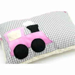Namenskissen Taufkissen Kuschelkissen Kindergartenkissen Geburtsgeschenk  Eisenbahn Lok Lokomotive