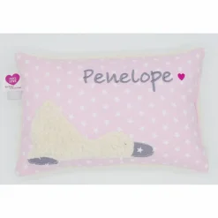 Namenskissen Taufkissen Kuschelkissen Kindergartenkissen Geburtsgeschenk  Ente Entchen