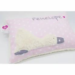 Namenskissen Taufkissen Kuschelkissen Kindergartenkissen Geburtsgeschenk  Ente Entchen