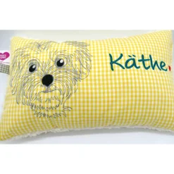 Namenskissen Taufkissen Kuschelkissen Kindergartenkissen Geburtsgeschenk  Bolonka