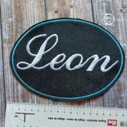 Namenspatch XXL für Schultüten mit Wunschnamen in schwarz oder weiß