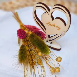 Namensschilder Hochzeit | Holz Tischdeko Hochzeit | Personalisierte Dekoration | Hochzeit Tischkarte | Gastgeschenk