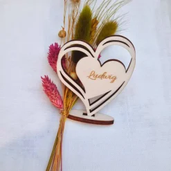Namensschilder Hochzeit | Holz Tischdeko Hochzeit | Personalisierte Dekoration | Hochzeit Tischkarte | Gastgeschenk