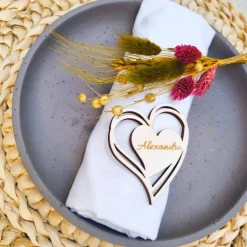 Namensschilder Hochzeit | Holz Tischdeko Hochzeit | Personalisierte Dekoration| Hochzeit Tischkarte | Gastgeschenk