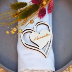 Namensschilder Hochzeit | Holz Tischdeko Hochzeit | Personalisierte Dekoration| Hochzeit Tischkarte | Gastgeschenk