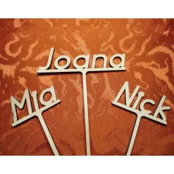 Namensstecker für Geburtstagsringe / Geburtstagskränze / Geburtstagsbretter