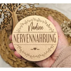 Nervennahrung Geschenk Kollegen, Vorratsglas mit Namen, Geschenk Arbeitskollegin, Geschenkidee Kleinigkeit Kollegin