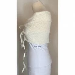 NEU! Stola,Bolero,Braut Stola, Hochzeits Stola,Schal,Umhang, Caplet!