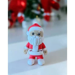 Niedliche 3D-gedruckte Weihnachtsfiguren – Baumschmuck & Geschenkidee