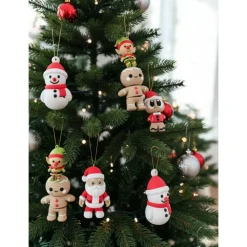 Niedliche 3D-gedruckte Weihnachtsfiguren – Baumschmuck & Geschenkidee