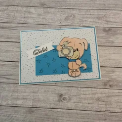 Niedliche Grußkarten / Glückwunschkarten für Kinder zum Geburtstag, für Mädchen & Jungen, Katzen & Hunde, Handarbeit