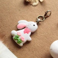 Niedlicher Hasen Anhänger mit Geschenkkarte – Perfekte Kleinigkeit fürs Osternest