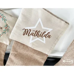 Nikolaus | Nikolausstiefel | Personalisiert | Nikolausgeschenk | große Socke | Geschenk zum Nikolaus | Weihnachtssocke |