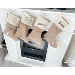 Nikolaus | Nikolausstiefel | Personalisiert | Nikolausgeschenk | große Socke | Geschenk zum Nikolaus | Weihnachtssocke |