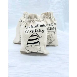 Nikolausbeutel  Wichtelbeutel Weihnachtgeschenk Du bist mir Wichtelig Weihnachten Geschenk Geschenkverpackung
